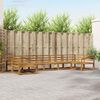 vidaXL Buiten bankenset 7 pcs Naturel Massief Acaciahout