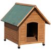 Kerbl Hondenhok 100x88x99 cm bruin en groen 82395