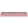 vidaXL Bedframe zonder matras 80x200 cm fluweel roze