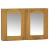 vidaXL Spiegelkast 60x10x40 cm massief teakhout