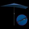 vidaXL Tuinparasol Azurblauw 294 x 150 x 224 cm Polyester en staal
