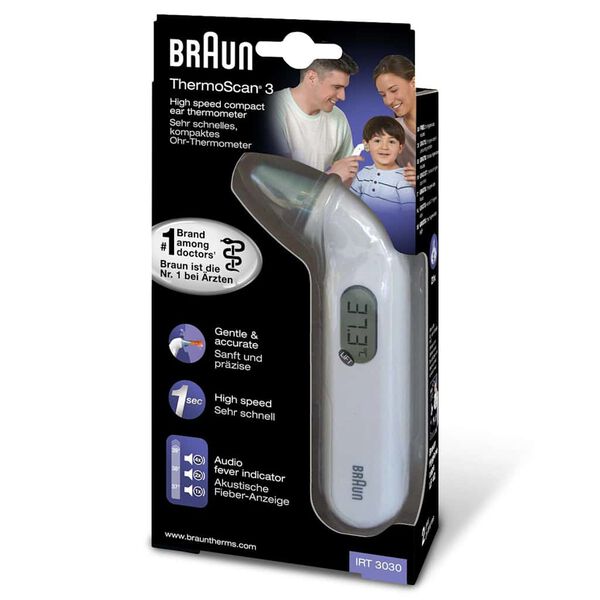 Braun Oorthermometer ThermoScan 3 wit