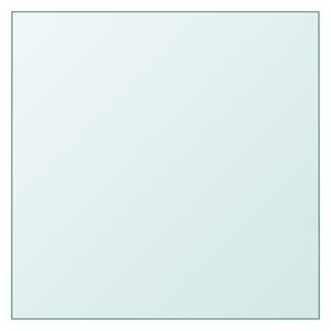 vidaXL Tafelblad 40x40 cm gehard glas transparant