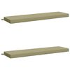 vidaXL 2-delige Bankkussens SOEST 2 st 100% Polyester Lichtgroen