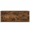 vidaXL Schoenenkast wandgemonteerd 100x35x38 cm bewerkt hout eiken