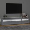 vidaXL Tv-meubel met LED-verlichting 195x35x40 cm grijs sonoma eiken