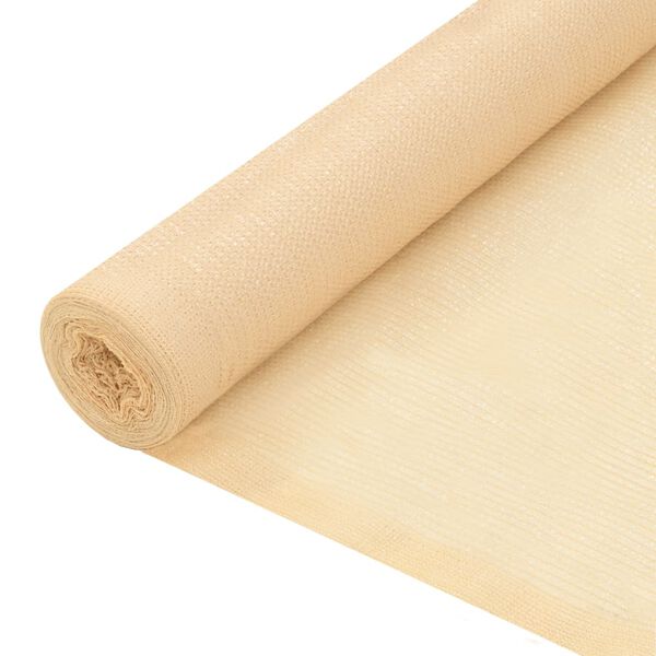 vidaXL Privacynet 1,5x25 m HDPE beige