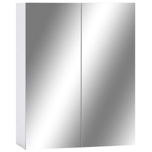 vidaXL Badkamerspiegelkast 60x15x75 cm MDF wit