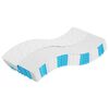 vidaXL Pocketveringmatras middelhard-hard 90x190 cm Single Size