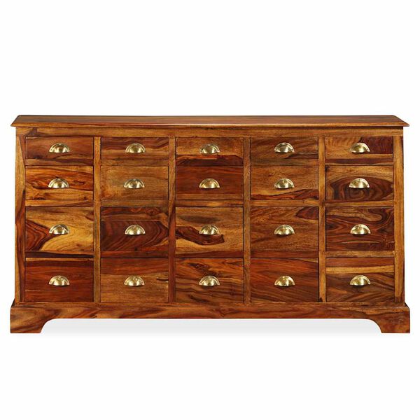 vidaXL Ladekast 162x40x85 cm massief acaciahout