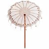 vidaXL Balinese Parasol Cr&egrave;me 185 x 185 x 260 cm