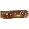 vidaXL Tv-meubel wandmontage 100x32x25 cm massief gerecycled hout