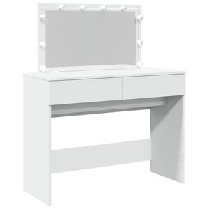 vidaXL Kaptafel met LED-verlichting 100x40x120 cm wit