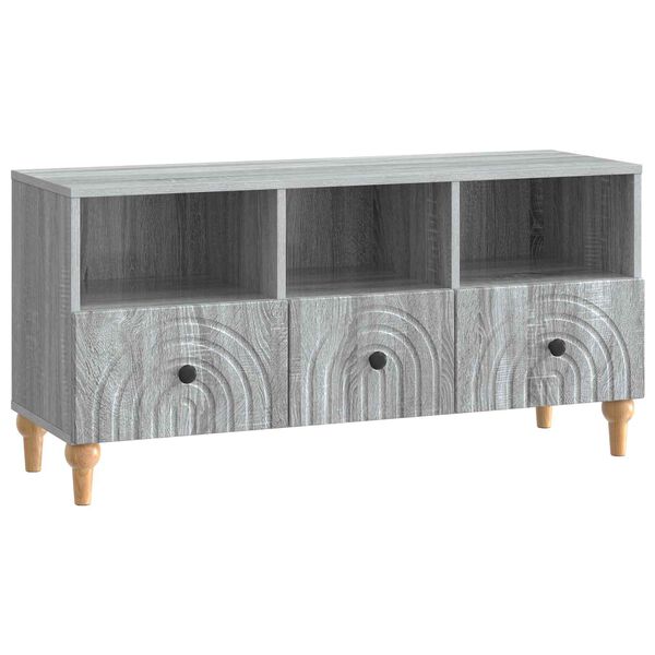 vidaXL TV-kast Grijze Sonoma 102 x 34,5 x 50 cm Geconstrueerd hout