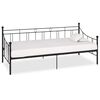 vidaXL Slaapbank metaal zwart 90x200 cm