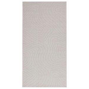 vidaXL Binnen- en buitentapijt PALMERAS Cr&egrave;me 80 x 150 cm Polyester