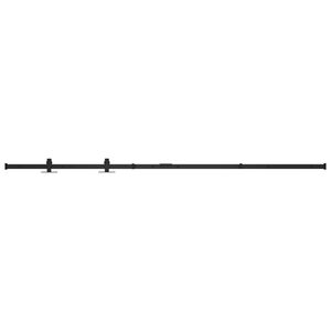 vidaXL Ophangset voor minischuifdeur 183 cm koolstofstaal