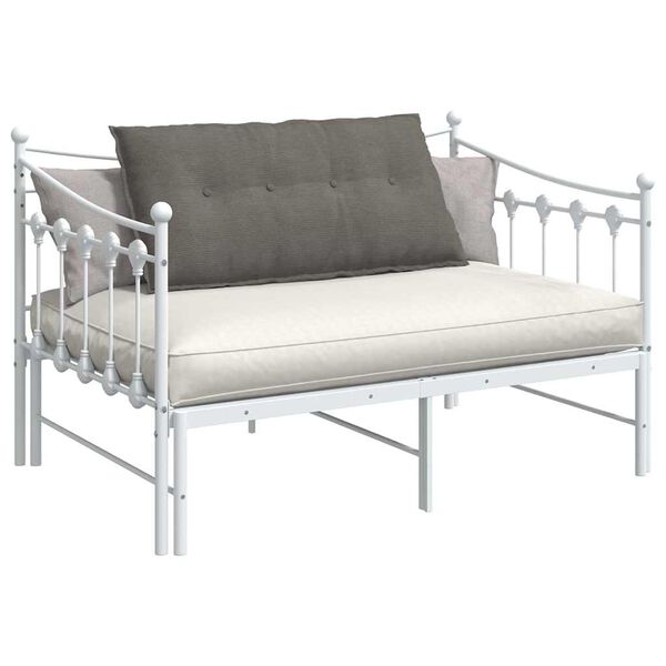 vidaXL Rugkussen Lichtgrijs 100 x 50 cm Cordstof