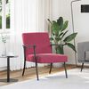 vidaXL Fauteuil Wijnrood 59 x 75 x 78 cm Fluweel