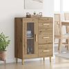 vidaXL Dressoir met lade Artisan Eiken 69,5 x 34 x 90 cm Bewerkt hout