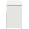 vidaXL Schoenenbank 102x30,5x45 cm bewerkt hout wit