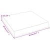 vidaXL Tafelblad natuurlijke rand 40x40x(2-6) cm massief eikenhout