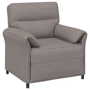 vidaXL Bank 100% polyester metalen frame MDF, Multiplex