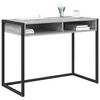 vidaXL Bureau met opslag Grijs Sonoma 100 x 50 x 75 cm Bewerkt hout