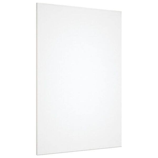 vidaXL Canvasdoeken 12 st stof en massief grenenhout wit