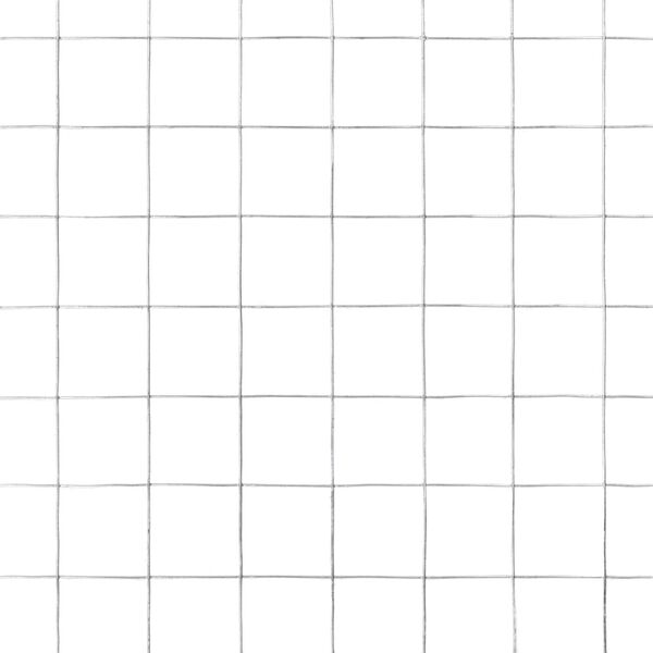 vidaXL Kippengaas 25x0,5 m gegalvaniseerd staal zilverkleurig