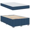 vidaXL Bedframe met matras Blauw 120 x 200 cm Stof