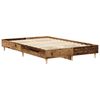 vidaXL Bedframe zonder matras 140x190 cm spaanplaat bewerkt hout