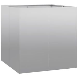 vidaXL Plantenbak 80x80x80 cm gegalvaniseerd staal