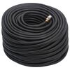 vidaXL Luchtslang hybride 0,6'' 50 m rubber en PVC zwart