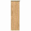 vidaXL Kledingkast BODO Honingbruin 53,5 x 99 x 173 cm Bewerkt hout