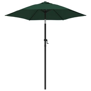 vidaXL Parasol 200x224 cm aluminium groen