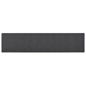 vidaXL Tapijtloper 80x400 cm antracietkleurig