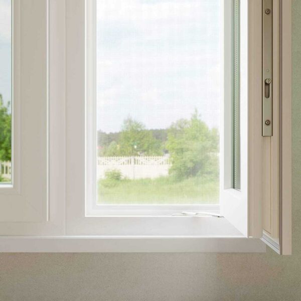 vidaXL Horrengaas Wit 80 x 500 cm Glasvezel