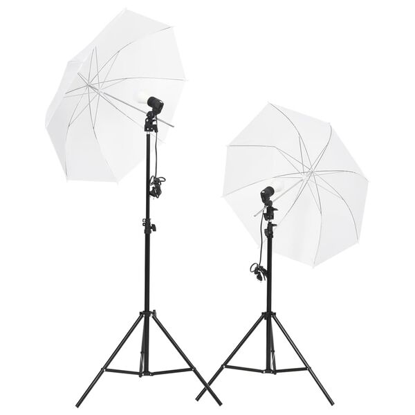vidaXL Fotostudioset met verlichtingsset en achtergrond