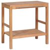 vidaXL Badkamer wastafelkast 74x45x75 cm massief teakhout