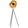 vidaXL Lamp staand E27 41 cm zwart en goud
