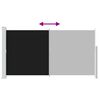 vidaXL Tuinscherm uittrekbaar 170x300 cm zwart