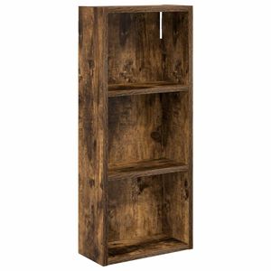vidaXL Badkamer wandkast Gerookte Eik 30 x 14 x 70 cm