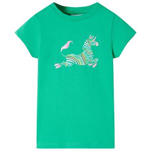 Kindershirt 116 groen