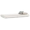 vidaXL Bedframe zonder matras massief grenenhout wit 90x200 cm