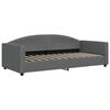 vidaXL Slaapbank 90x200 cm stof donkergrijs