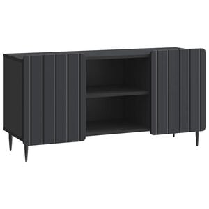 vidaXL TV-kast 102 x 34,5 x 52 cm Zwart Bewerkt hout