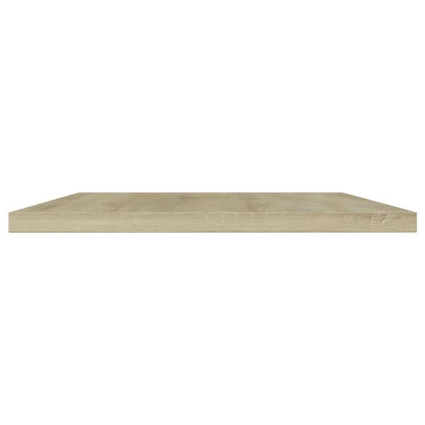 vidaXL Wandschappen 4 st 100x20x1,5 cm spaanplaat sonoma eikenkleurig