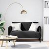 vidaXL Loveseat bank 109 cm fluweel zwart