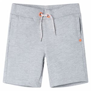Kindershorts met trekkoord 140 grijs